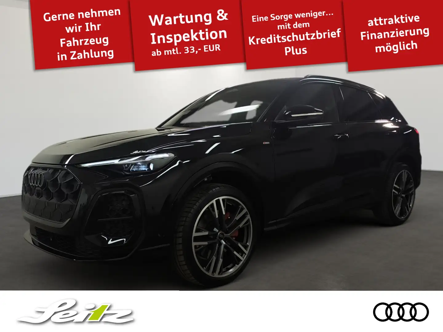 Audi Q5 2.0 TDI quattro *AHK*PANO*HEAD-UP*NAVI* Schwarz - 1