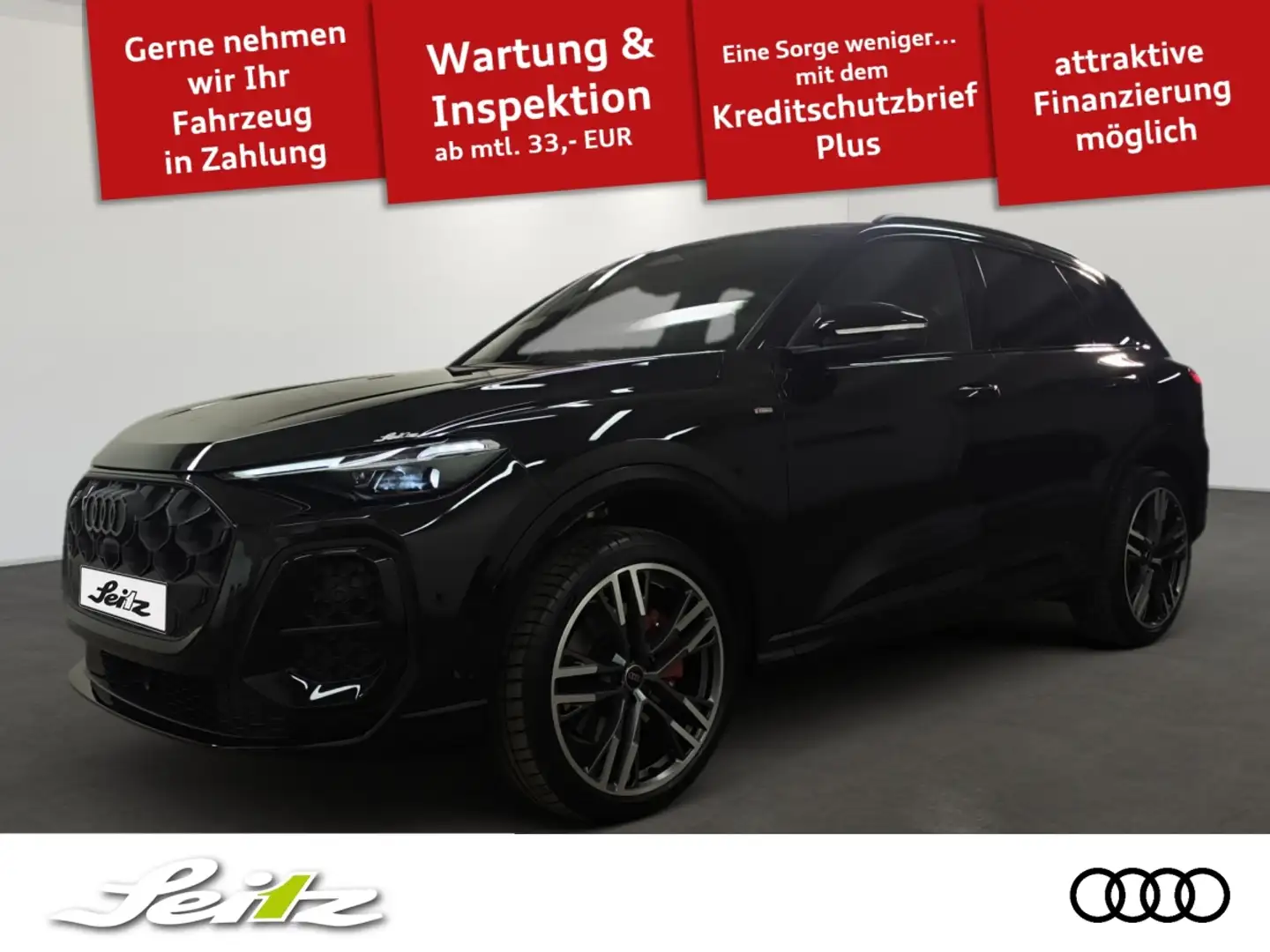 Audi Q5 2.0 TDI quattro *AHK*PANO*HEAD-UP*NAVI* Schwarz - 1