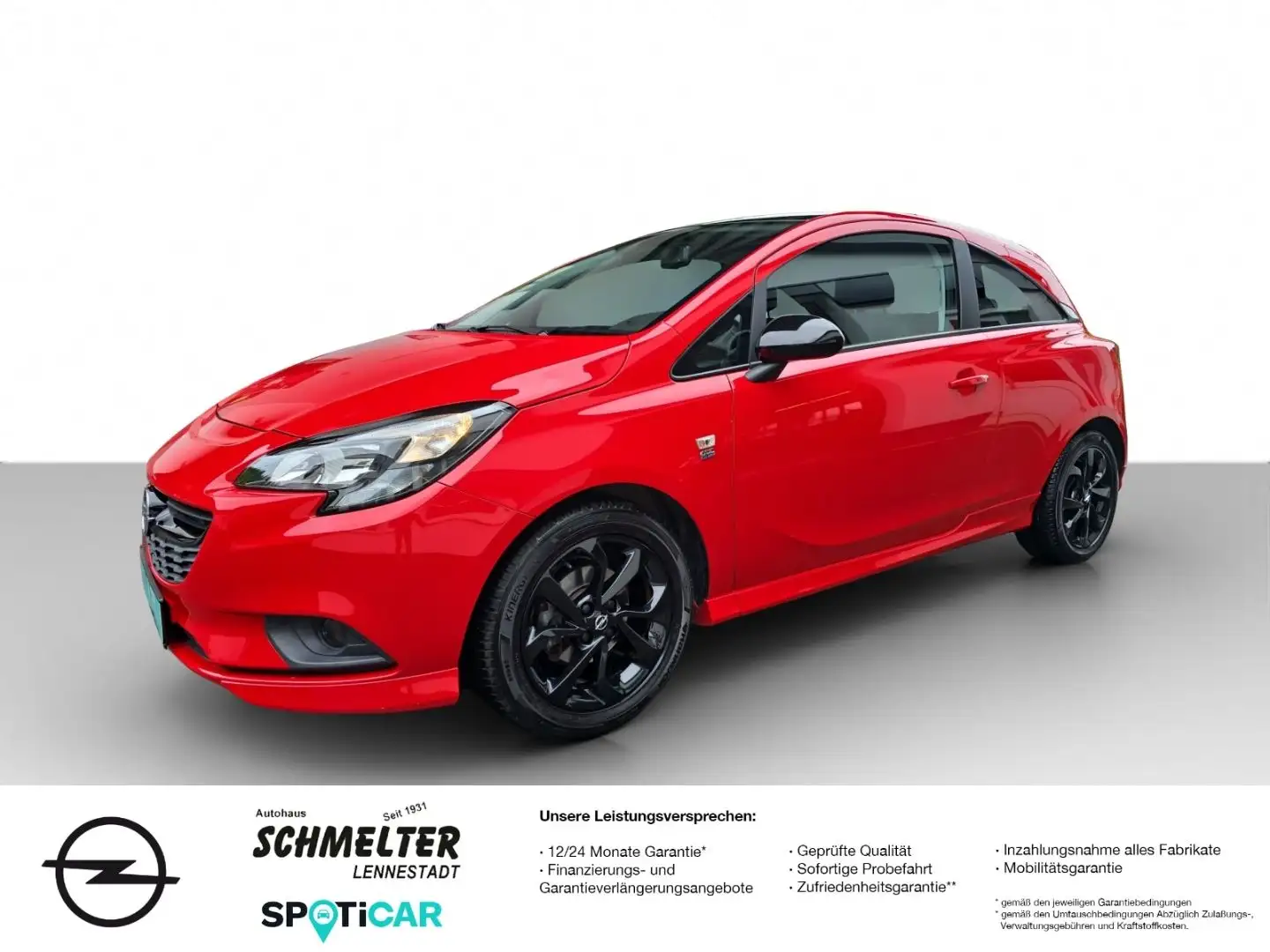 Opel Corsa E Color Edition 1.4 OPC Line Multimedia Rouge - 1