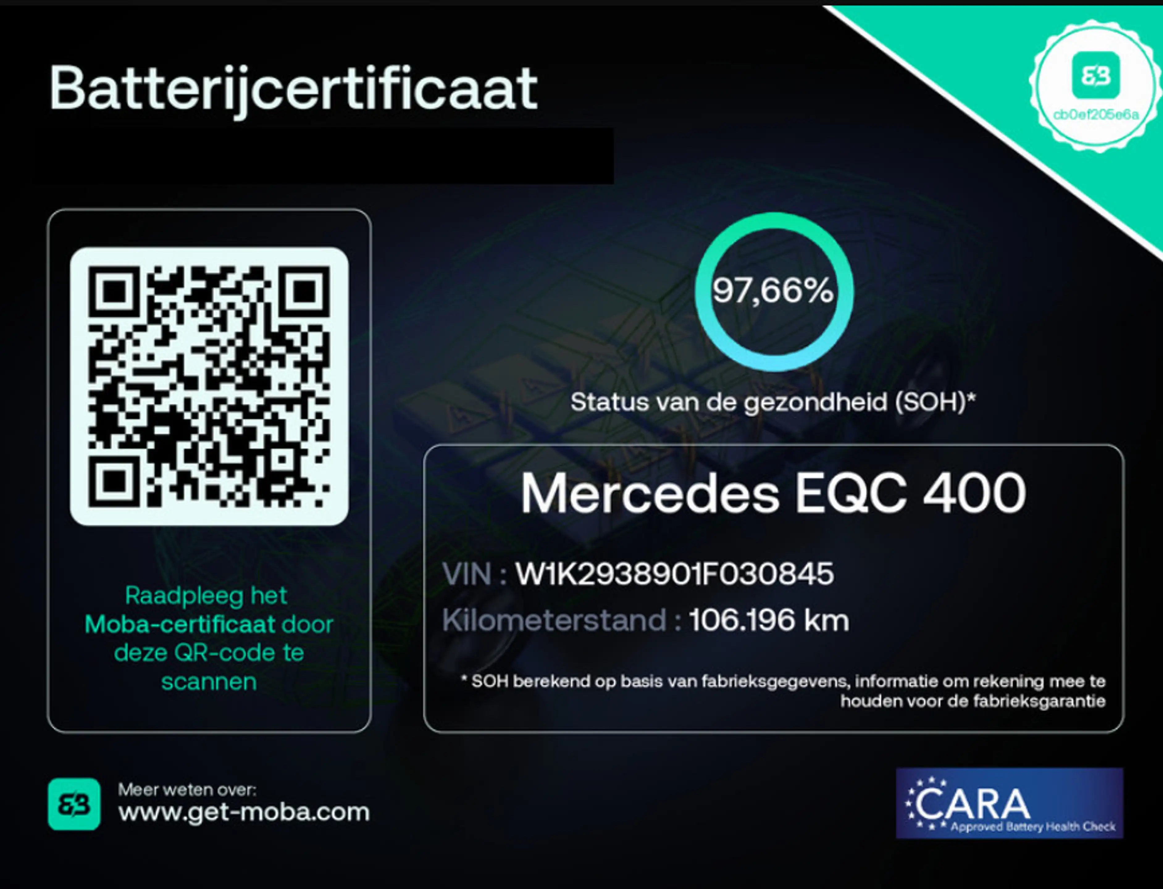 Mercedes-Benz EQC 400 BUSINESS AMG 80 kWh ACCU 97% GARANTIE 7-2031! 4MAT — photo 3