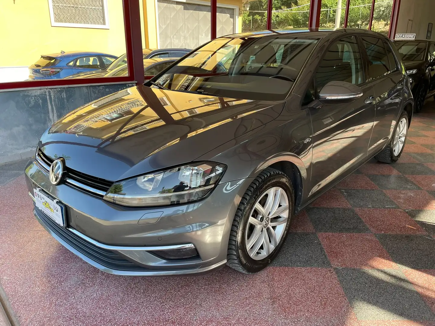 Volkswagen Golf VII 1.6 TDI Bluemotion Gris - 1