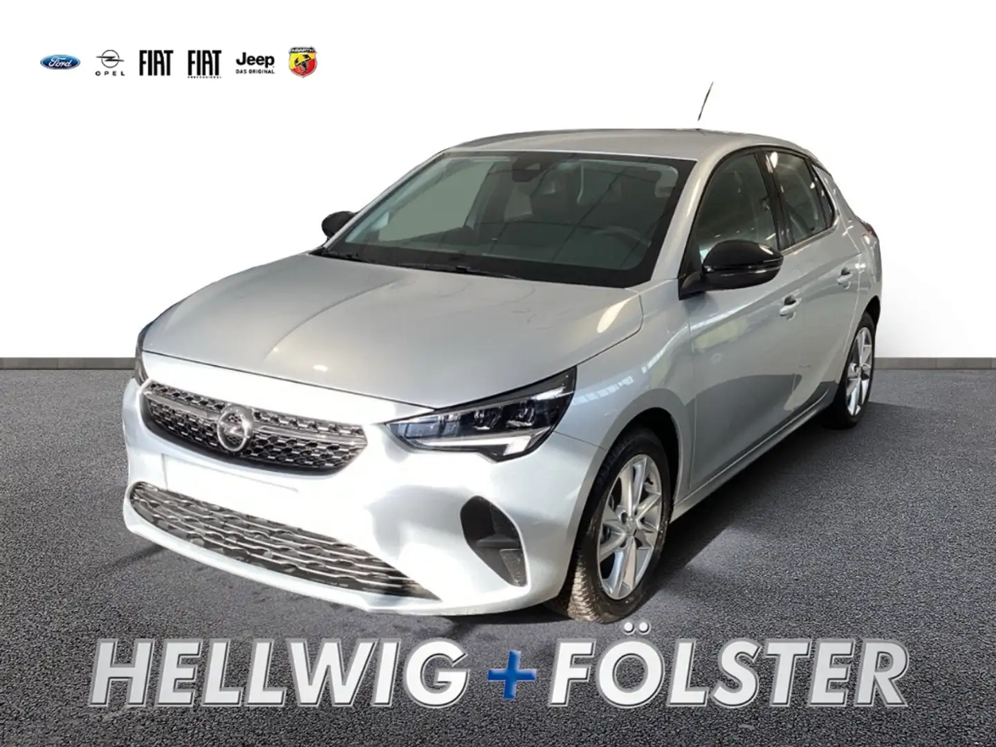 Opel Corsa F Elegance 1.2 T Aut. Navi LED DAB SHZ Zilver - 1