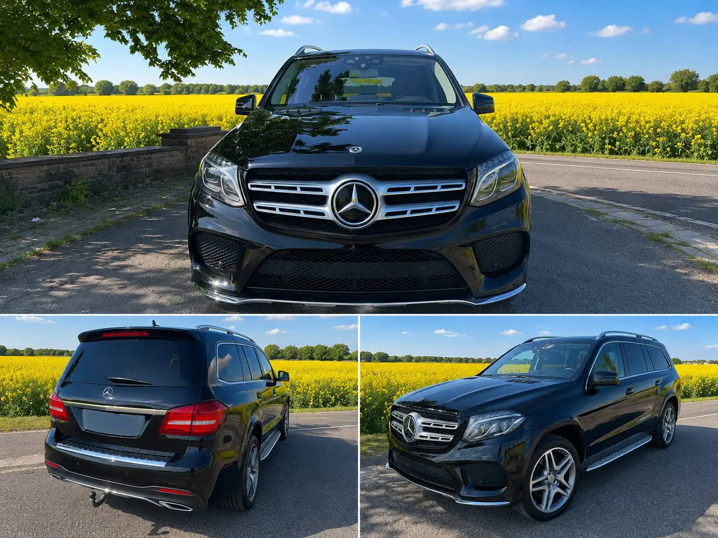 Mercedes-Benz GLS 350 D+4M+ AMG+Pano+StandHzg+Luft+7S+NR+ Schwarz - 1