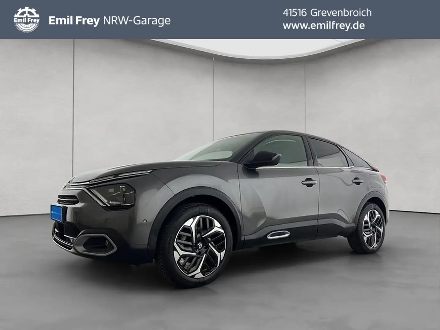 Citroen C4 PureTech 130 EAT8 SHINE PANO+LED+NAVI+ACC+SHZ Grijs - 1