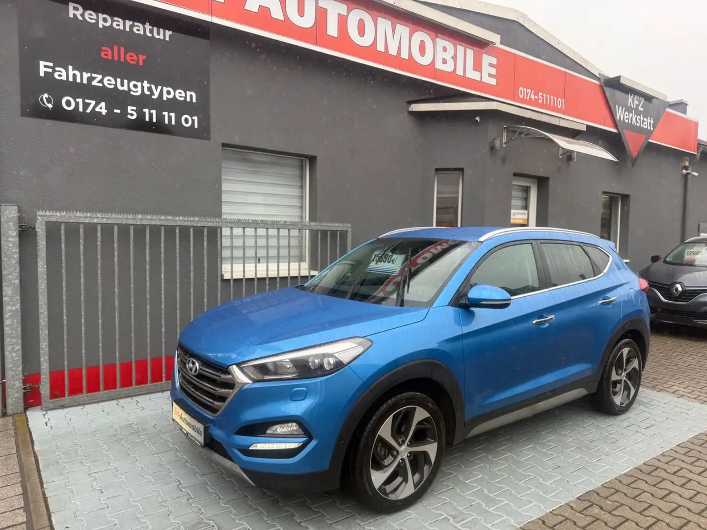 Hyundai TUCSON blue Premium 2WD, Xenon,Kamera,AHK... Blauw - 1
