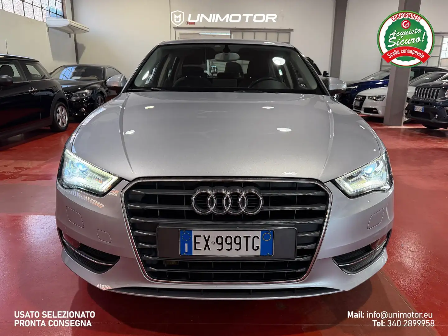 Audi A3 Sportback 1.6 TDI Advanced 110cv Manuale - Euro 6 Argent - 2