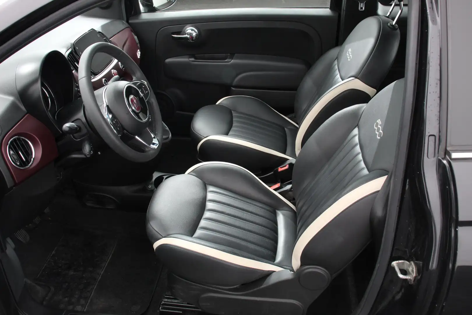 Fiat 500 1.0 Hybrid Star | Panoramadak | Parkeersensoren Ac Noir - 2