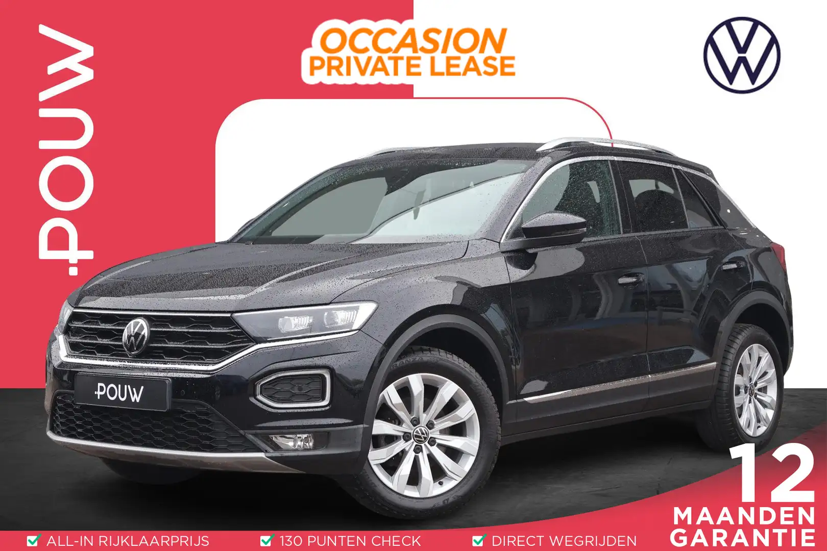 Volkswagen T-Roc 1.5 TSI 150pk Sport | Apple Carplay / Android Auto Schwarz - 1