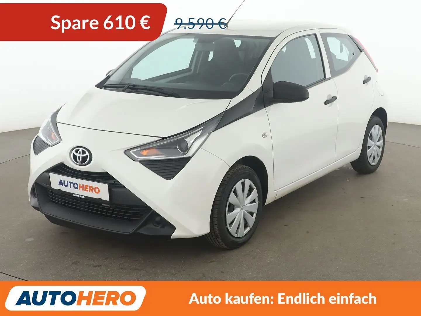 Toyota Aygo 1.0-VVT-i X*KLIMA*BLUETOOTH* Weiß - 1