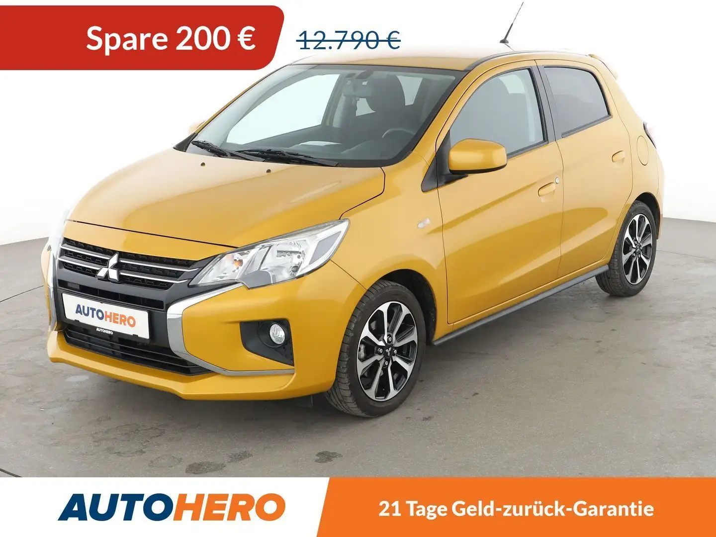 Mitsubishi Space Star 1.2 Spirit+*NAVI*SHZ*KLIMA*TEMPO*GARANTIE* Gelb - 1