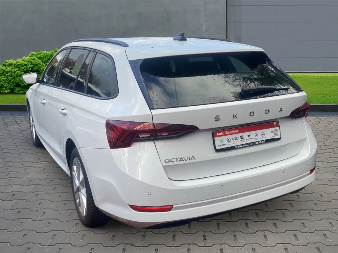 Skoda Octavia Combi Ambition 2.0 TDI+Alufelgen+Navi+Klimaautomat Weiß - 2