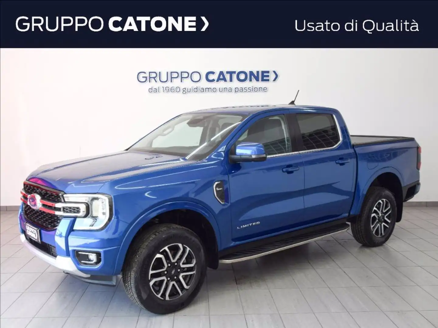 Ford Ranger 2.0 ecoblue doppia cabina Limited awd 205cv auto Blauw - 1