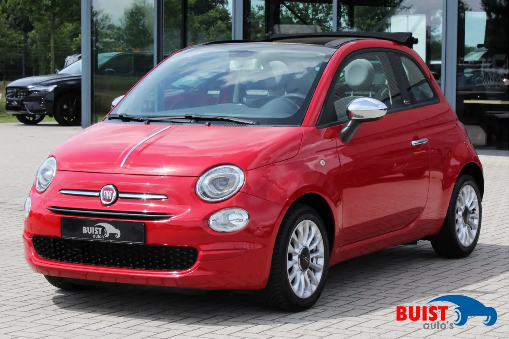 Fiat 500C 0.9 TwinAir Turbo Popstar 49016KM! Czerwony - 1