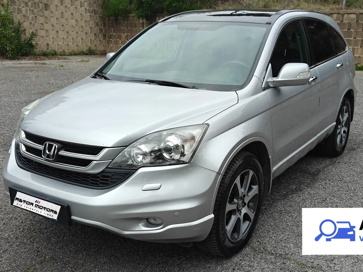 Honda CR-V CRV II 2.2d Autom. Pelle Camera  Panorama Fulll Silber - 2