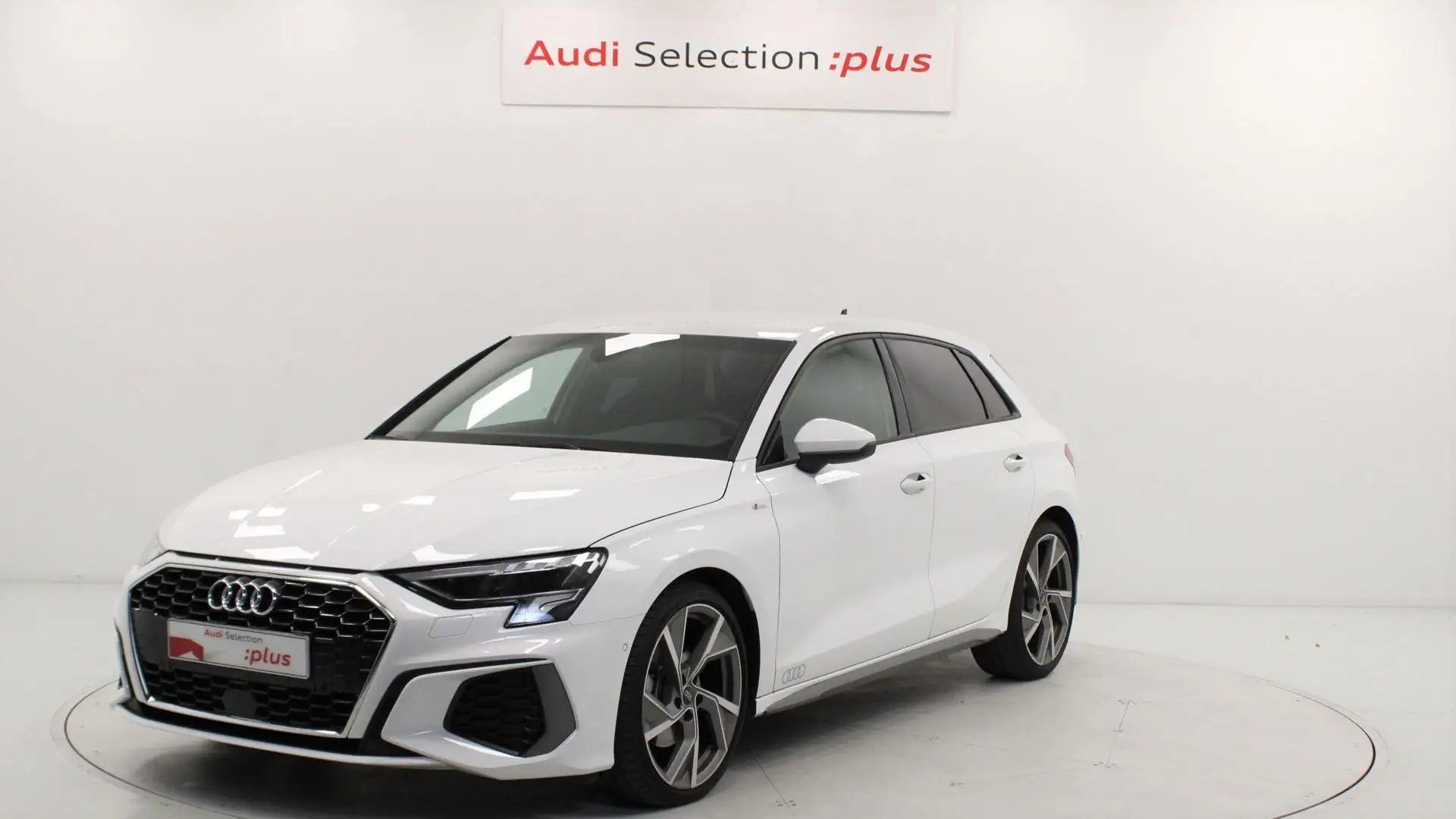 Audi A3 Sportback 35TDI S line S tronic Blanc - 1