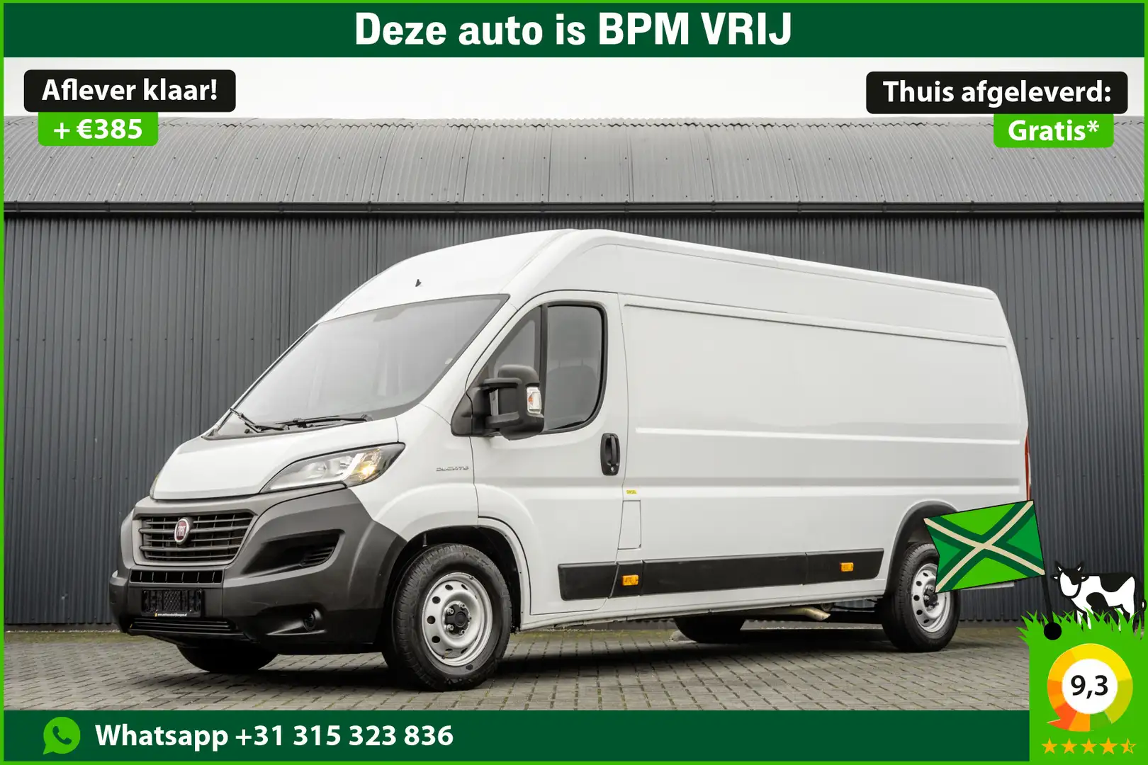Fiat Ducato 2.3 MultiJet L4H2 | Euro 6 | 141 PK | Cruise | Cam Wit - 1