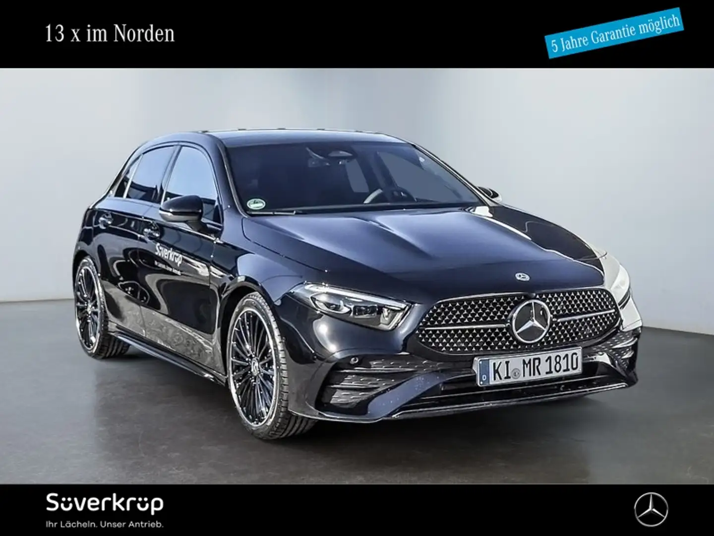 Mercedes-Benz A 200 d Kompakt AMG NIGHT SPUR PANO DISTR PDC Schwarz - 1