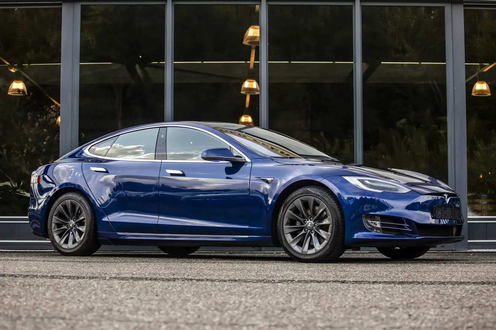 Tesla Model S Long Range Bleu - 1