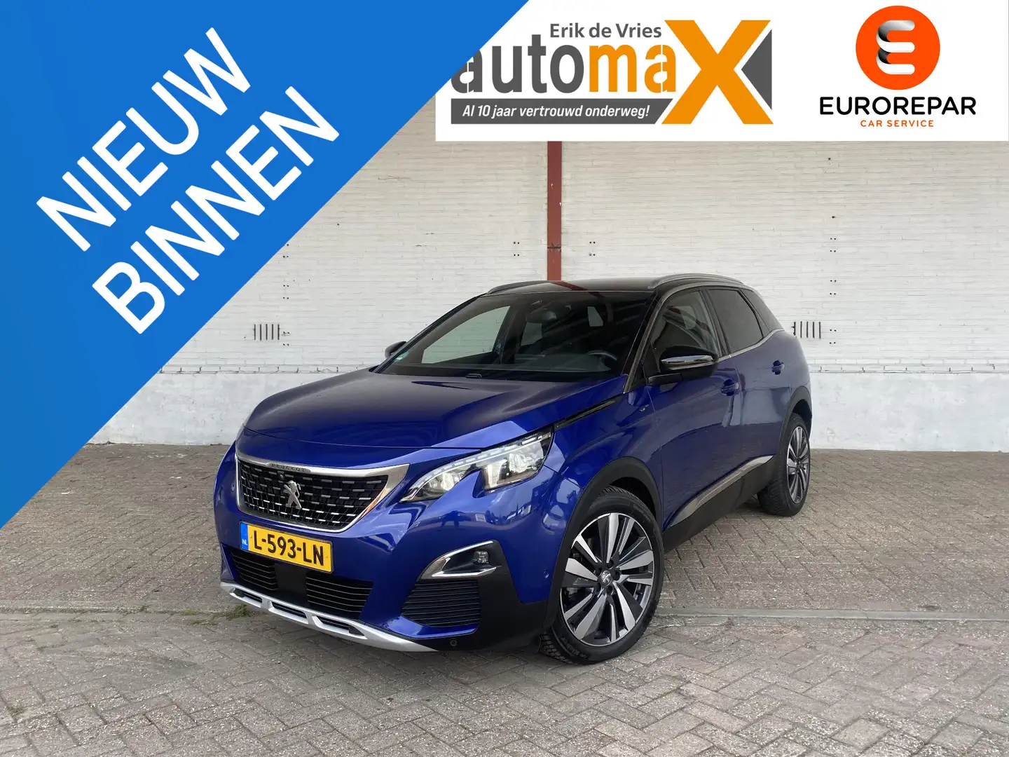 Peugeot 3008 2.0 BlueHDi GT |Leder!|Memory!|VOL!| Blau - 1