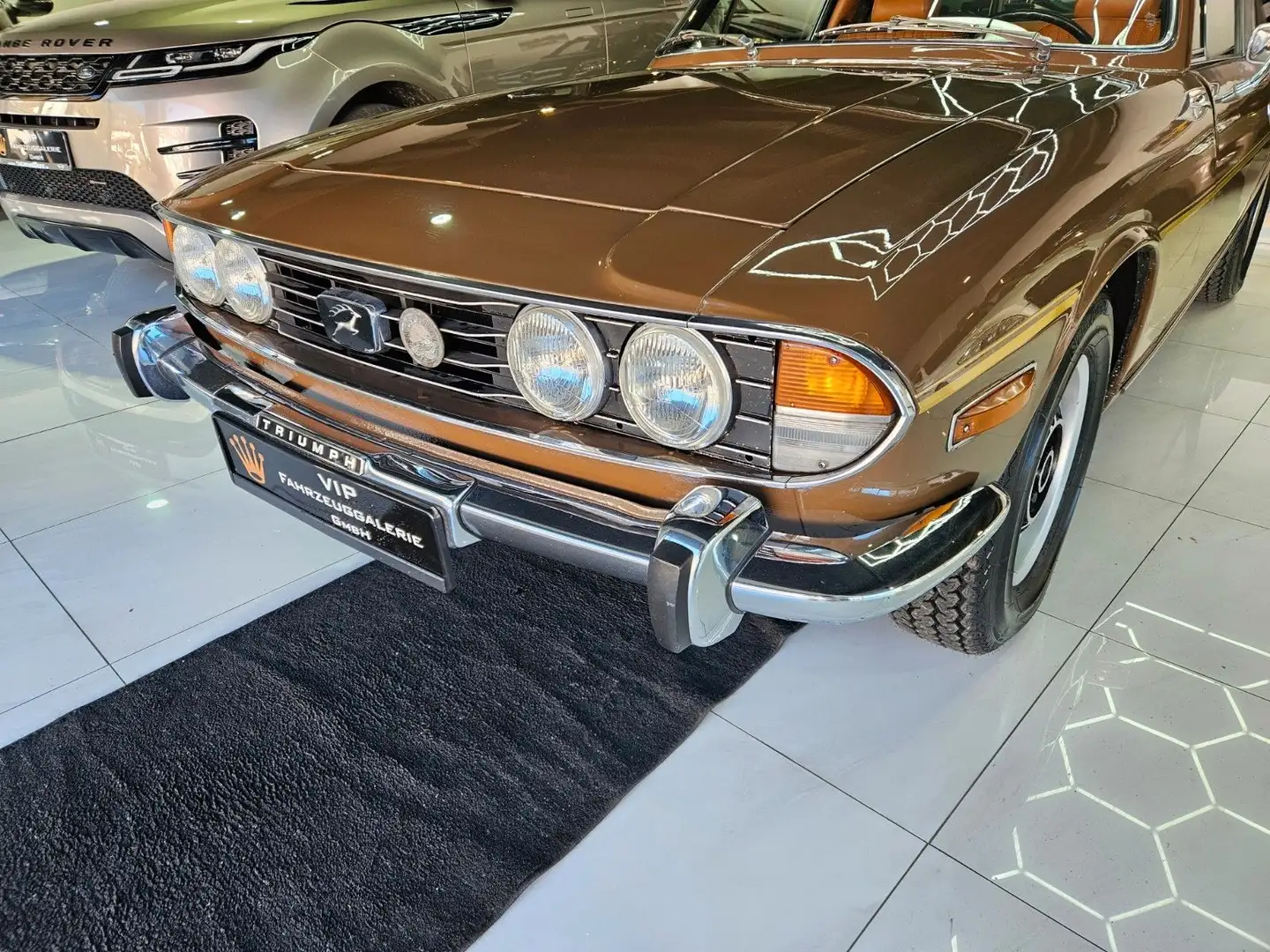Triumph A,,STAG,,V8,Servo,El-Fester,H-Zulassung,Leder,Al Marrón - 2