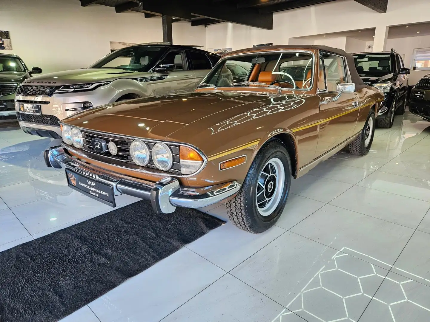 Triumph A,,STAG,,V8,Servo,El-Fester,H-Zulassung,Leder,Al Marrón - 1