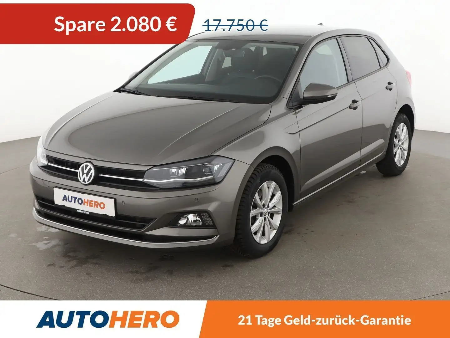 Volkswagen Polo 1.6 TDI Highline Aut.*NAVI*ACC*PDC*SHZ*LED* Grau - 1