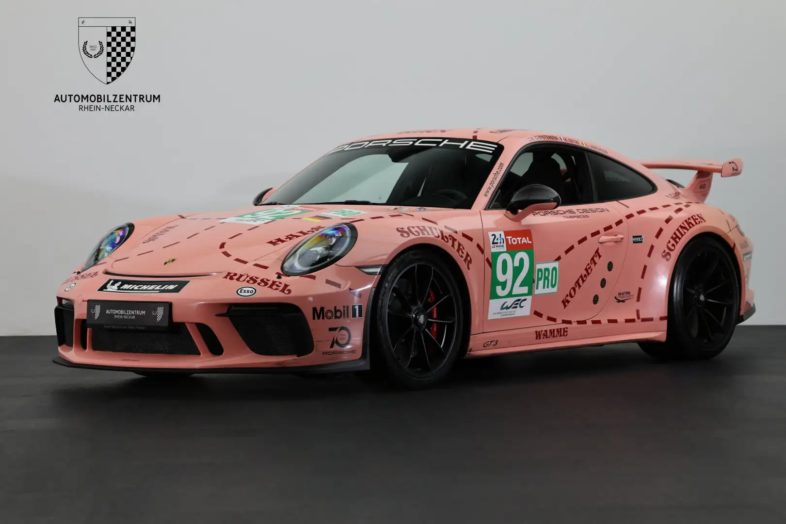 Porsche 991 991 GT3 Einzelstück "Pinke Sau"/Sportschale Grau - 1