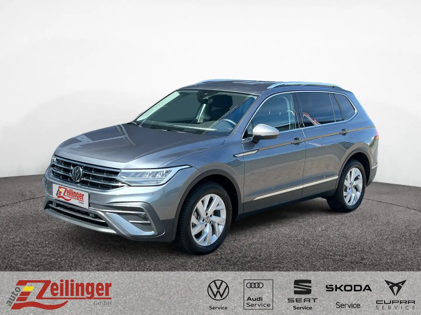 Volkswagen Tiguan Allspace Life TDI DSG|7-S|AHK|NAVI|eHECK Šedá - 1
