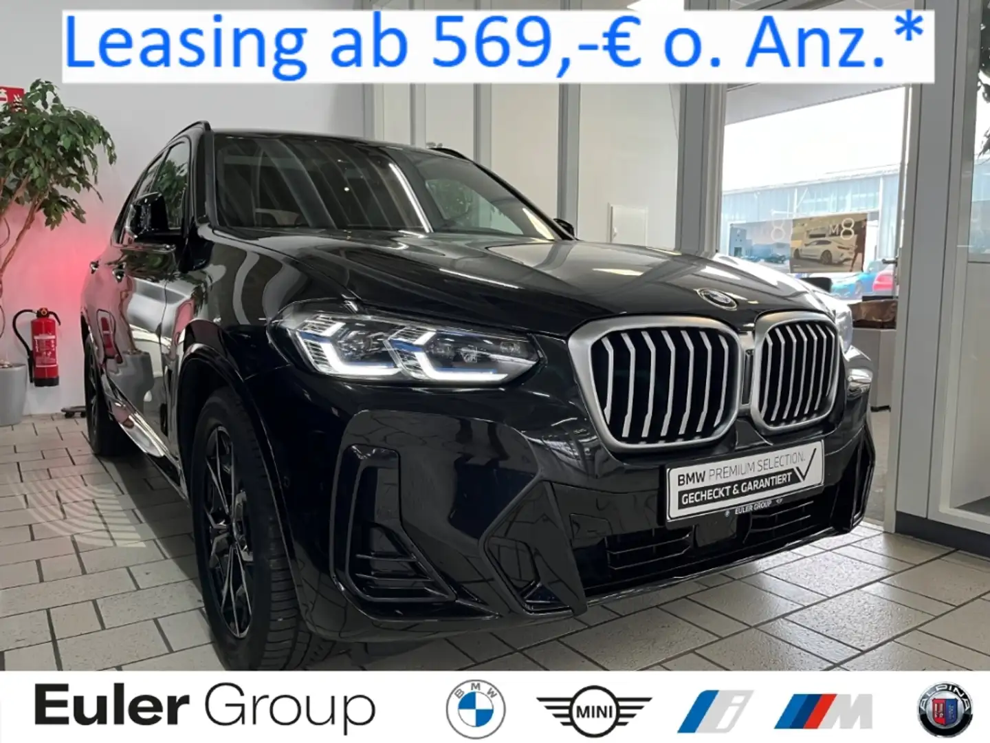BMW X3 xDrive20d M Sport Pano H/K HUD ACC AHK Laser Innov Schwarz - 1