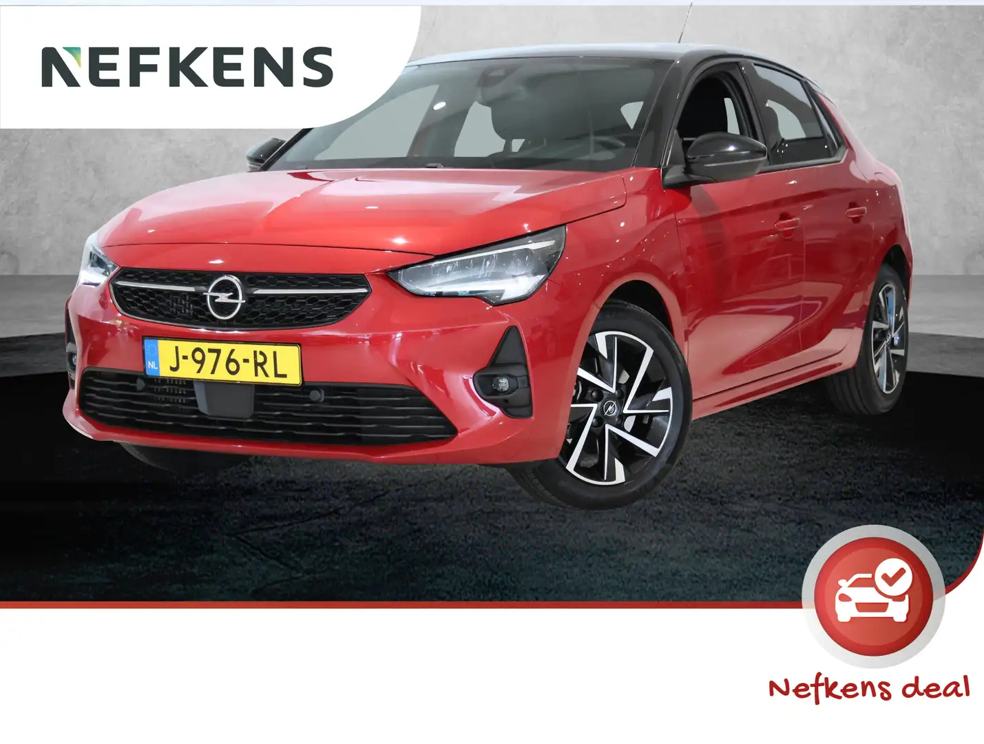 Opel Corsa 1.2 GS 130 pk Automaat | Climate Control | Keyless Rood - 1