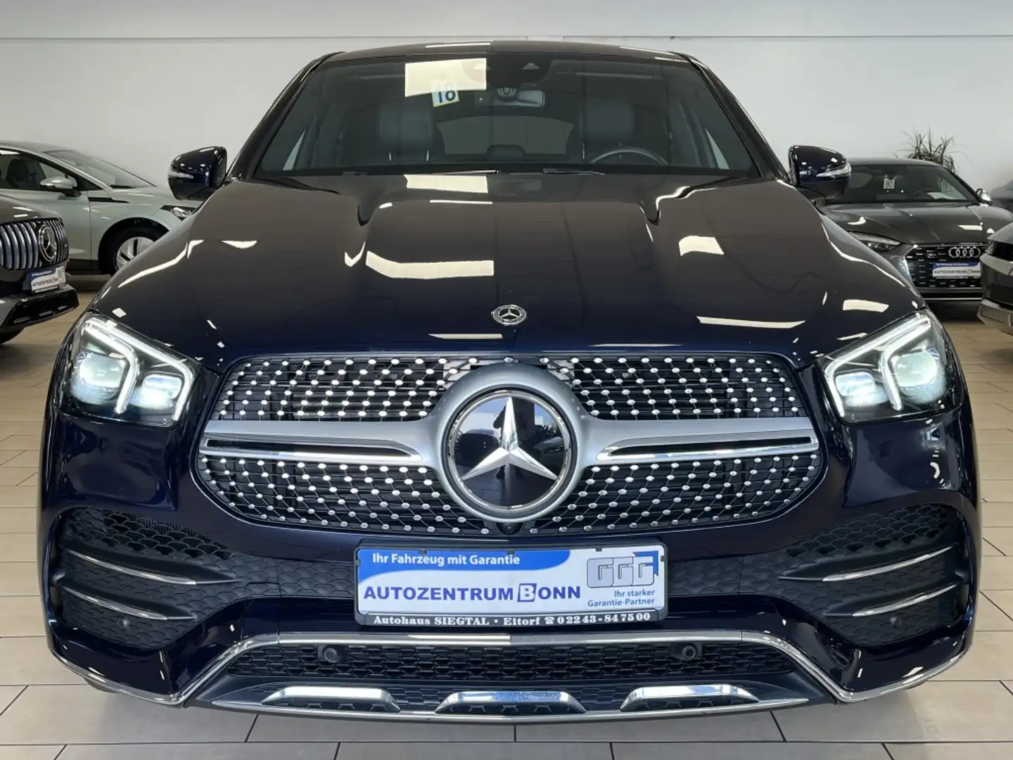 Mercedes-Benz GLE 400 AMG-Line*Distr.+*AHK*HUD*Leder*LED*R.Cam Blauw - 2