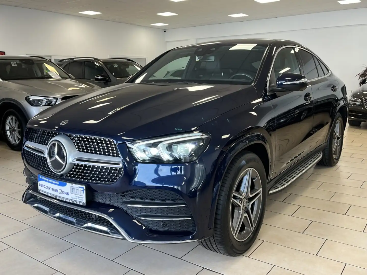 Mercedes-Benz GLE 400 AMG-Line*Distr.+*AHK*HUD*Leder*LED*R.Cam Blauw - 1