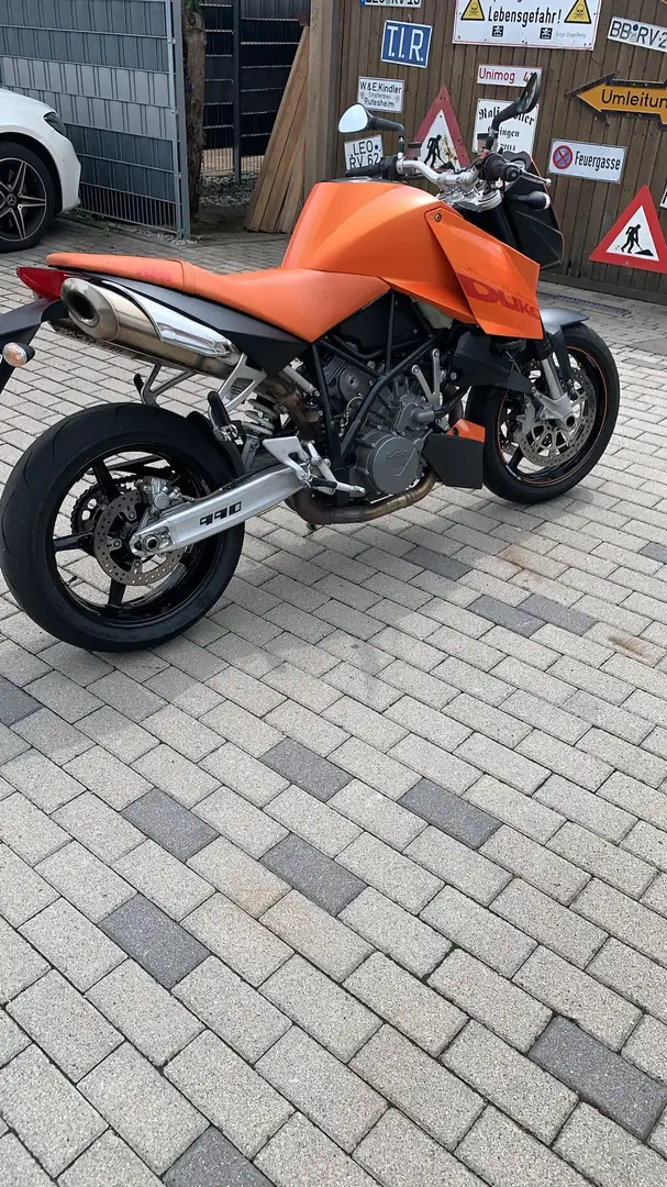 KTM 990 Super Duke Naket Portocaliu - 2