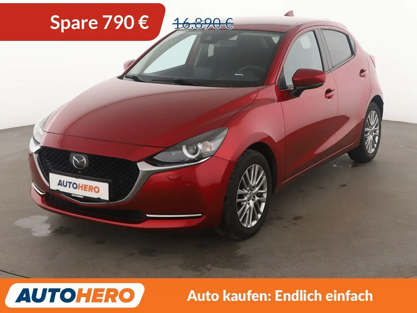 Mazda 2 1.5 e-Skyactiv-G Mild-Hybrid Sports-Line*NAVI*ACC* Rot - 1