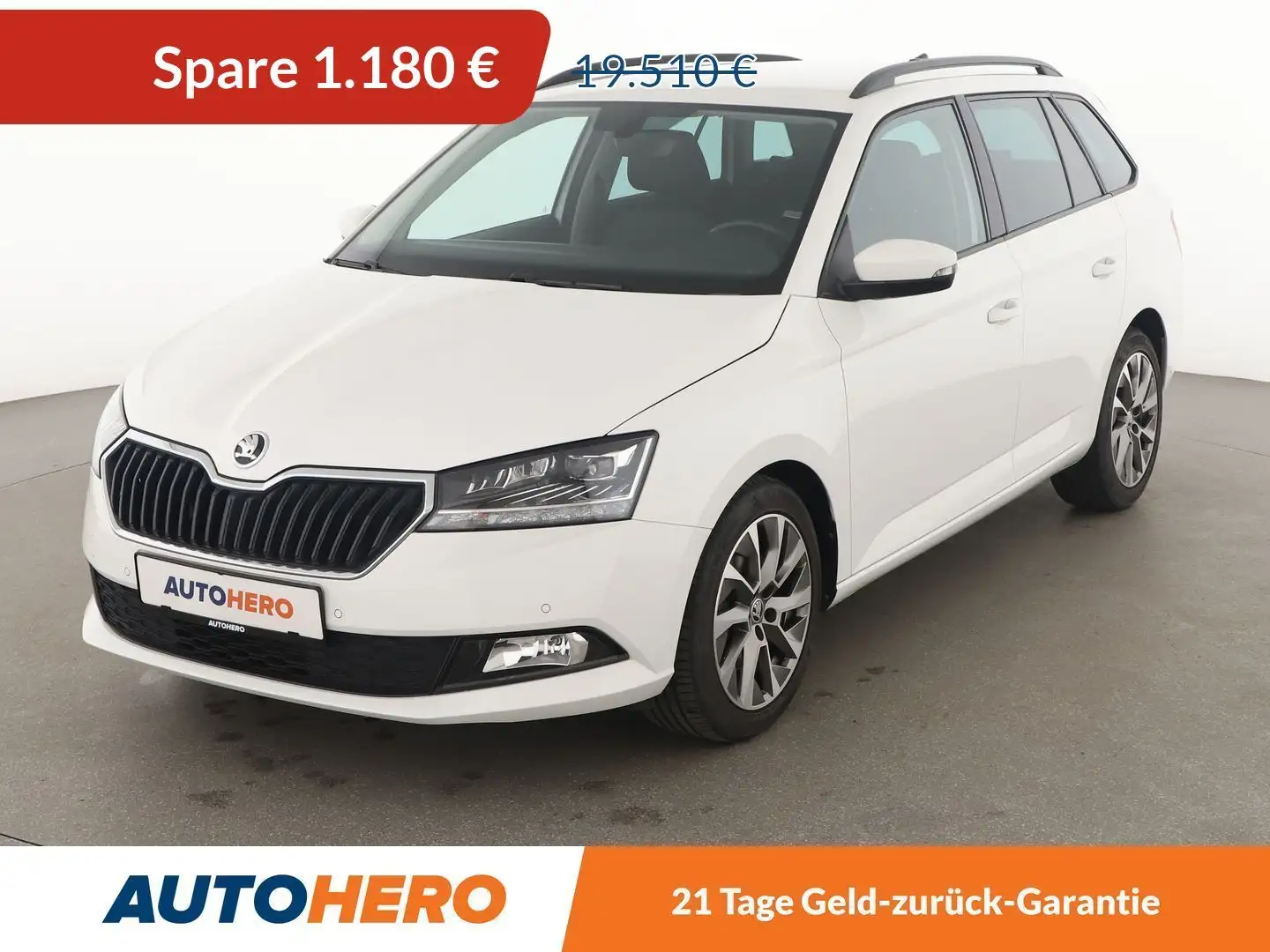 Skoda Fabia 1.0 TSI Best of Aut.*NAVI*LED*TEMPO*PDC* Weiß - 1