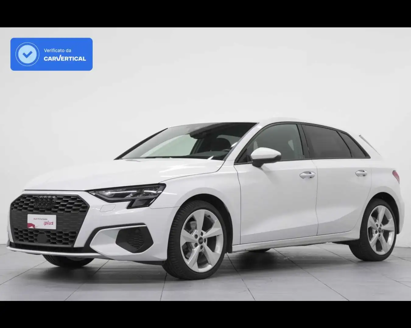 Audi A3 IV 2020 Sportback 2.0 TDI Stronic Business Blanc - 1