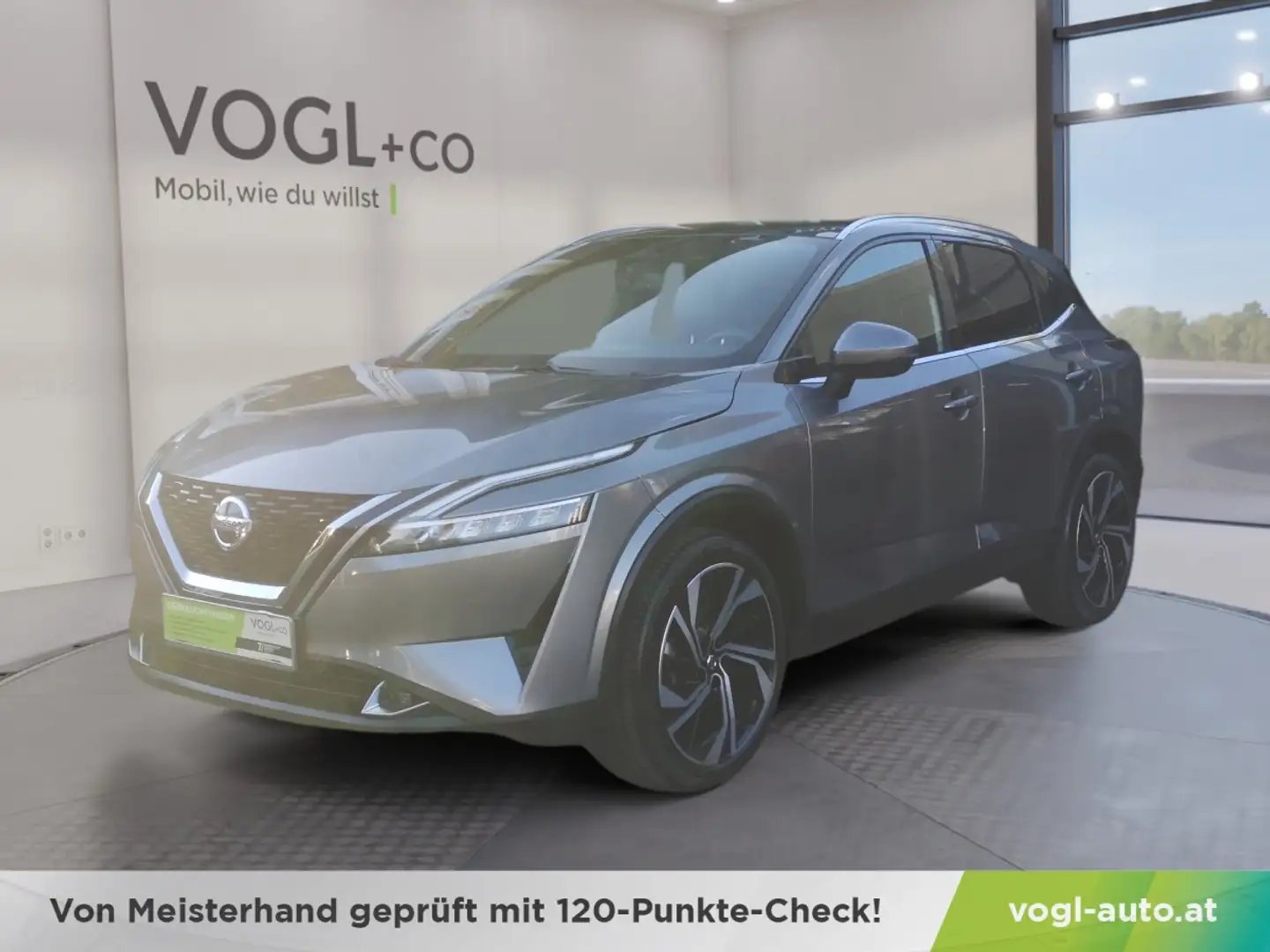 Nissan Qashqai Tekna + 1,3 DIG-T MHEV 158PS Xtronic Gris - 1