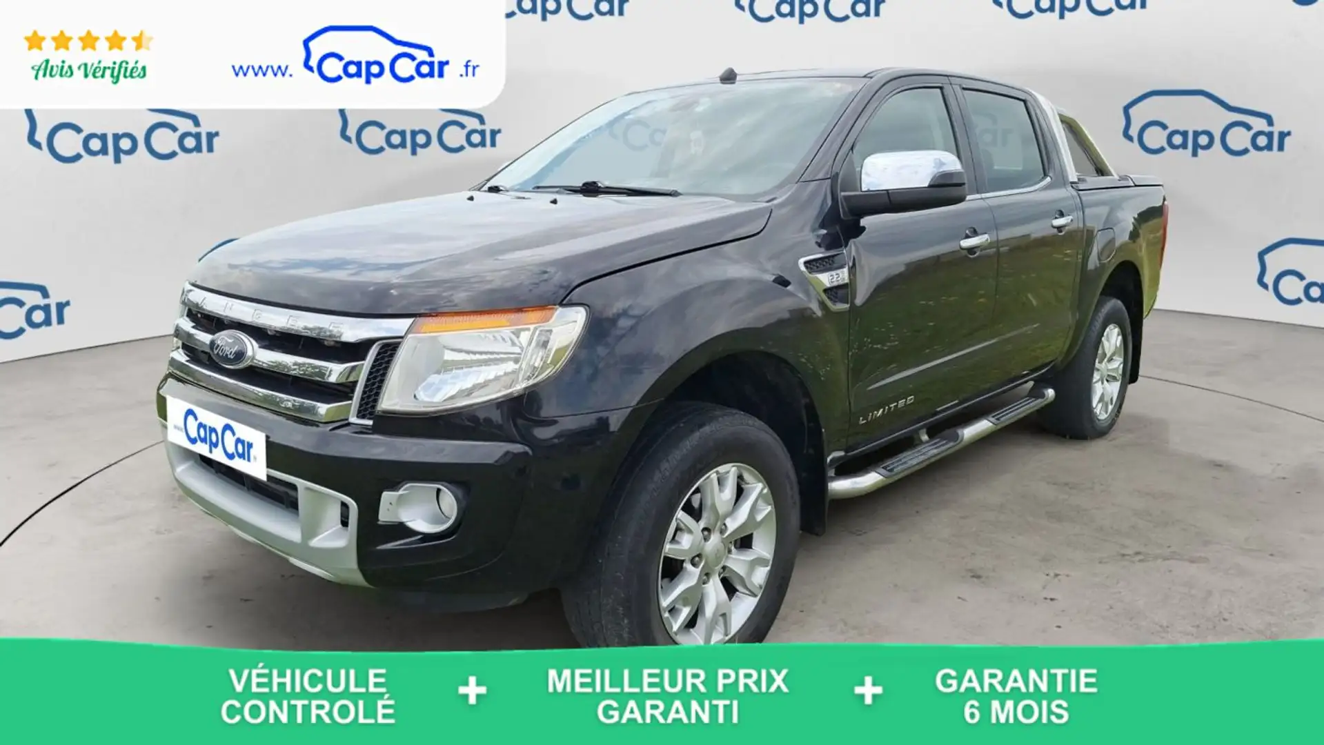 Ford Ranger Double Cabine II 2.2 TDCi 150 4X4 BVA6 Limited Noir - 1