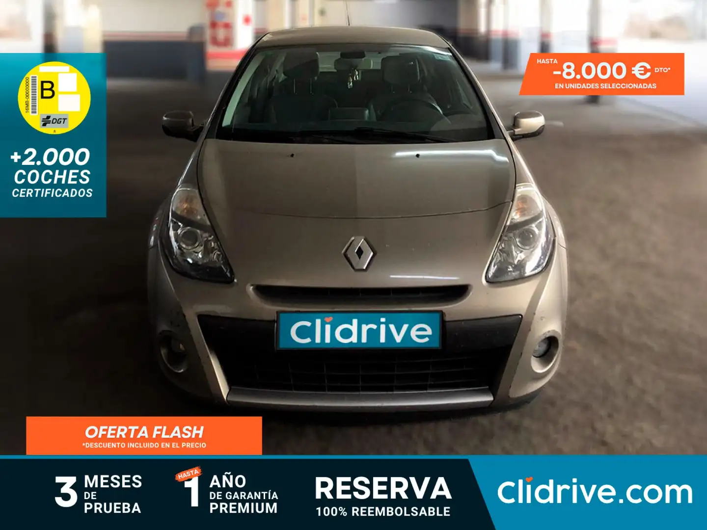 Renault Clio 1.5DCI Exception 105 Gris - 1