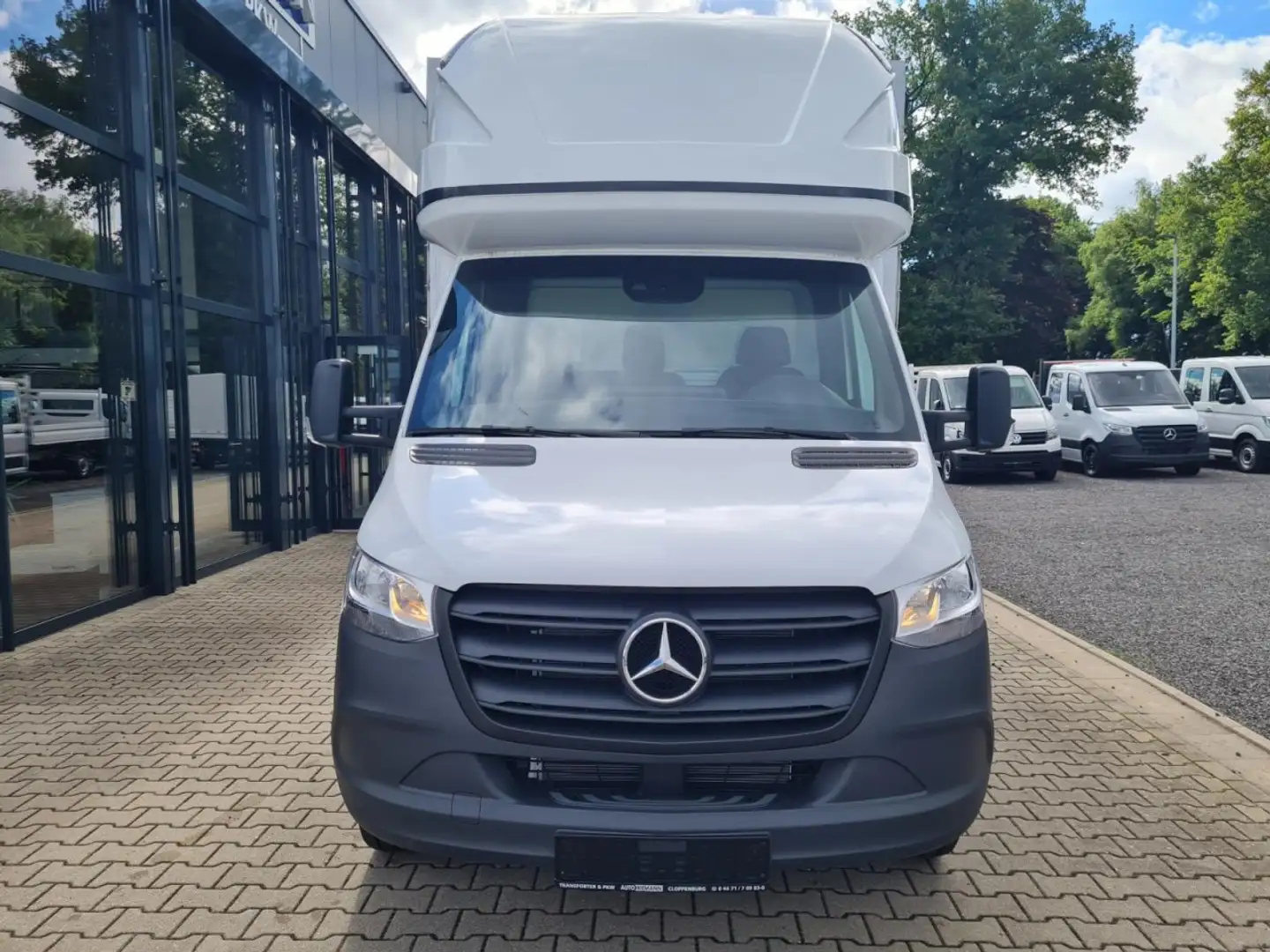 Mercedes-Benz Sprinter 317 CDI Pritsche Plane Schlafkab. RWD Wit - 2