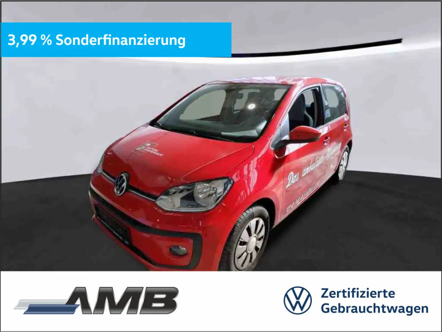 Volkswagen up! 1.0 Navi/Sitzhzg/RF-Kamera/4Türen Rot - 1