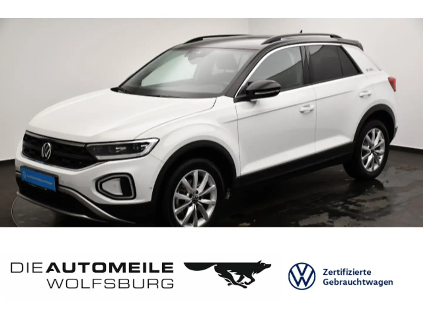 Volkswagen T-Roc 2.0 TDI DSG Goal LED+/ACC/AHK Weiß - 1