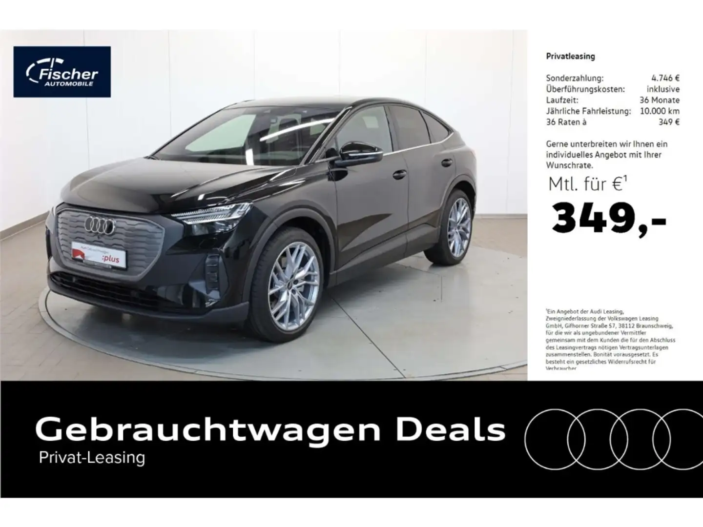 Audi Q4 e-tron Sportback 45 AHK/HUD/Matrix/21'' Nero - 1