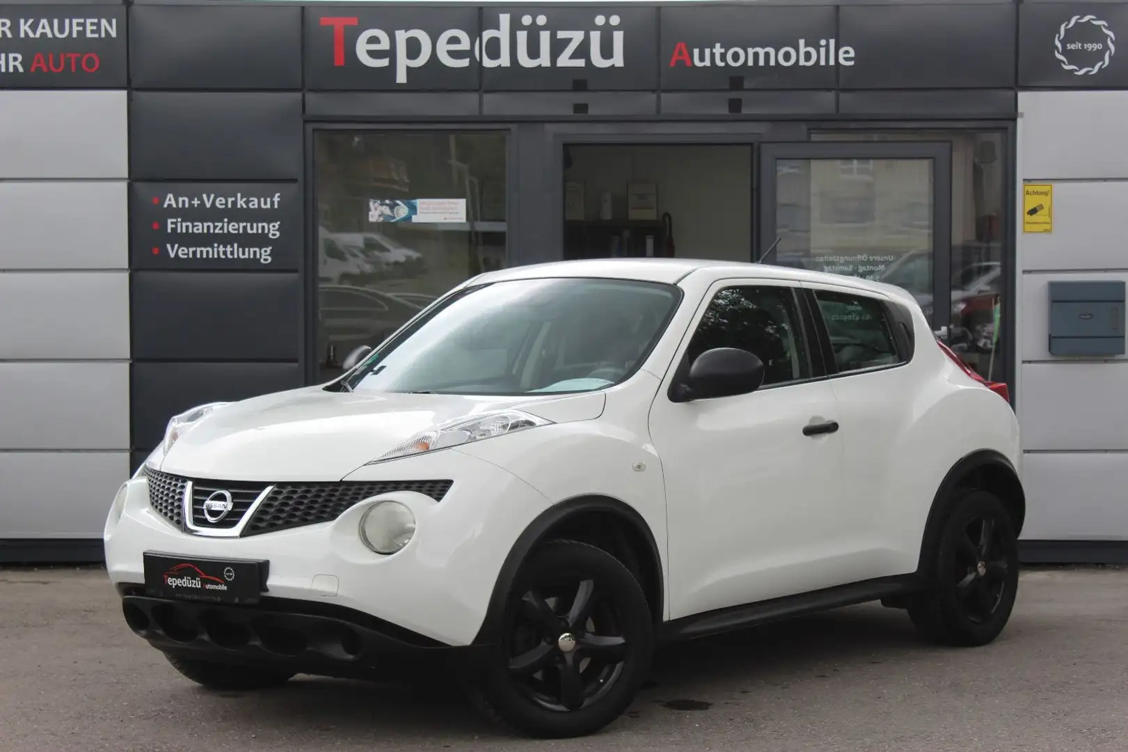 Nissan Juke Visia*KLIMA*1.HAND*NISSAN SCHECKHEFT*8 FACH Bianco - 1