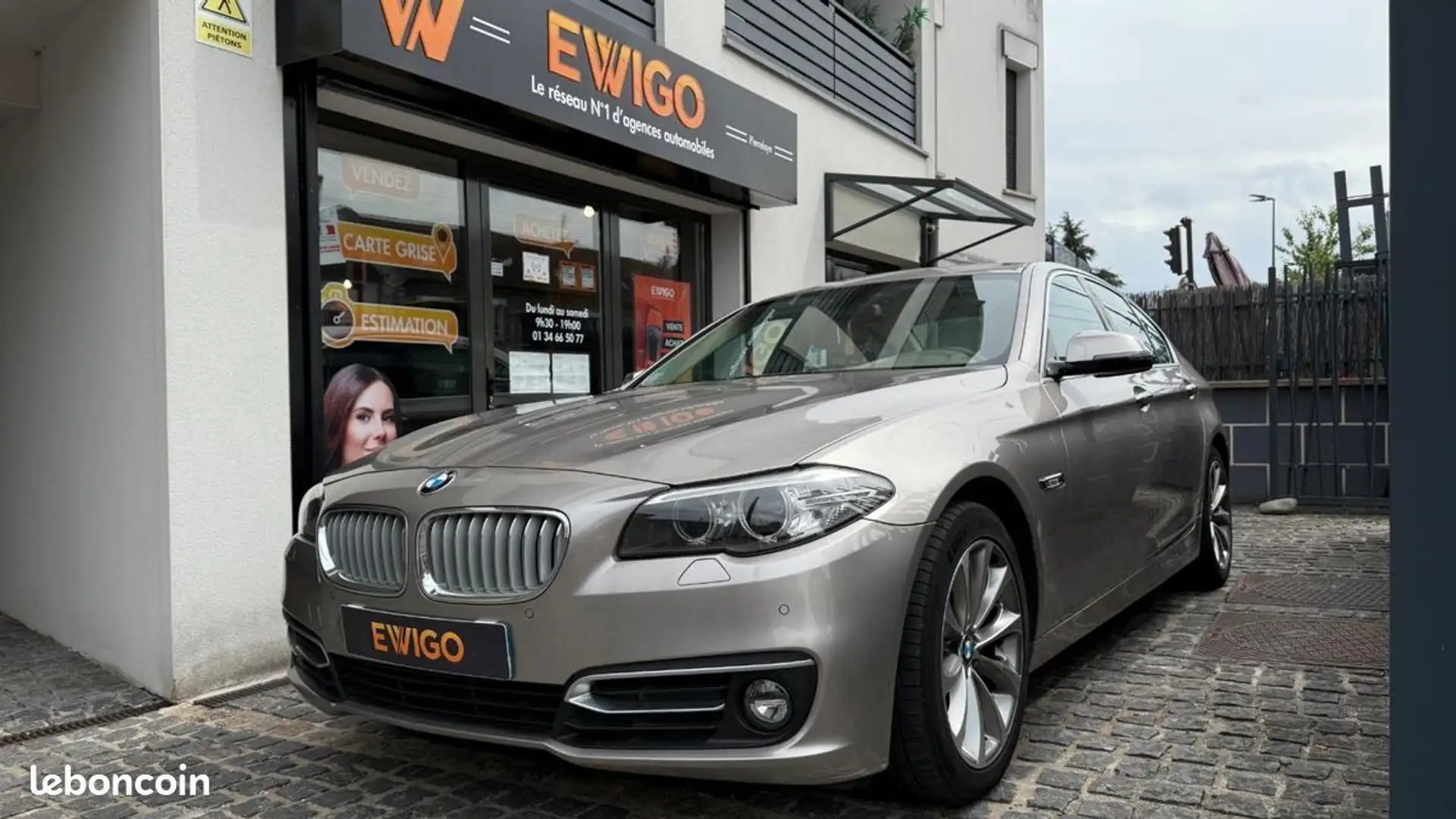 BMW 518 28i 245ch MODERN XDRIVE BVA Beige - 1