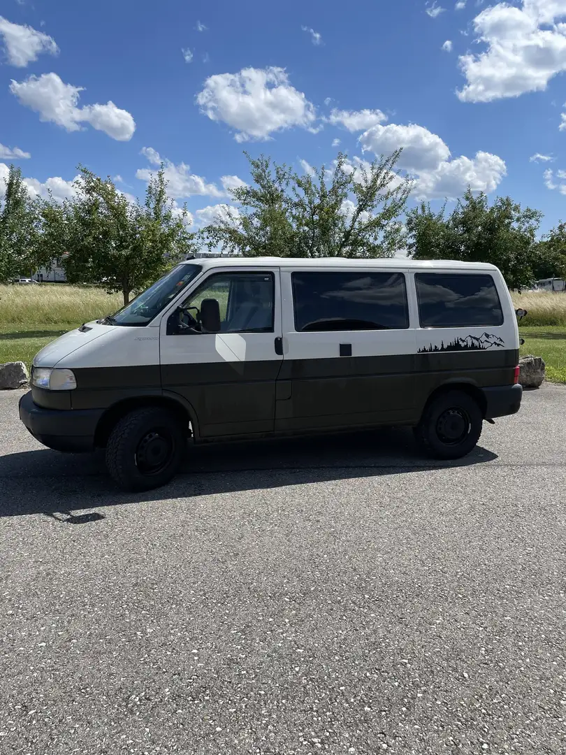 Volkswagen T4 Caravelle Syncro, voll ausgebauter Campervan Weiß - 1