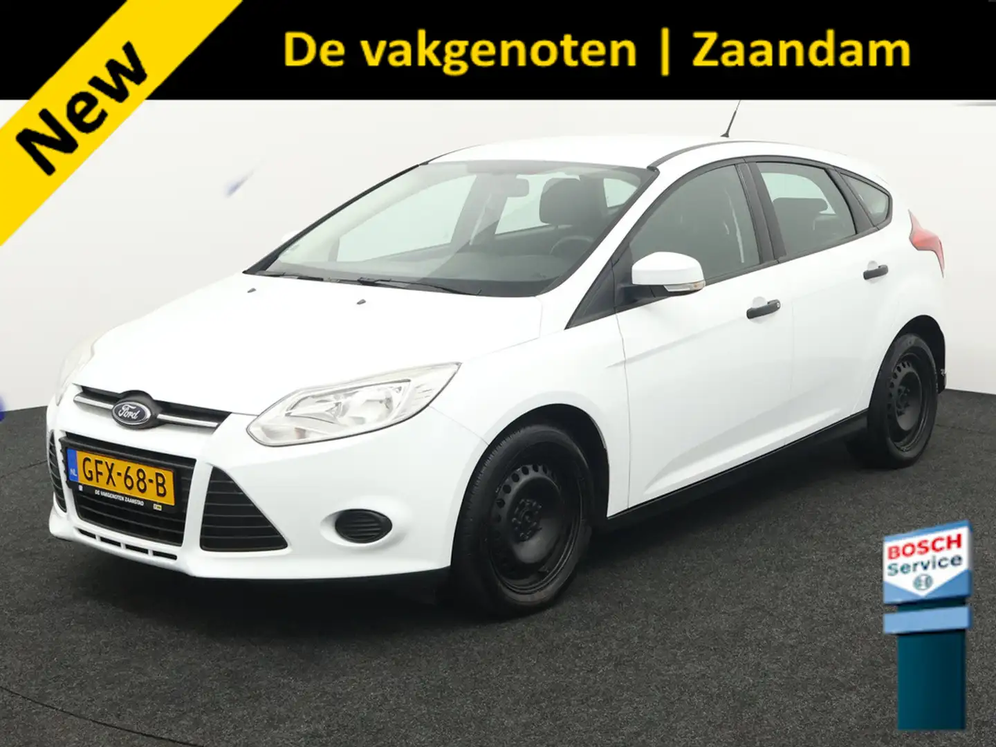 Ford Focus 1.0 EcoBoost Edition Airco, Anti doorSlip Regeling Blanc - 1
