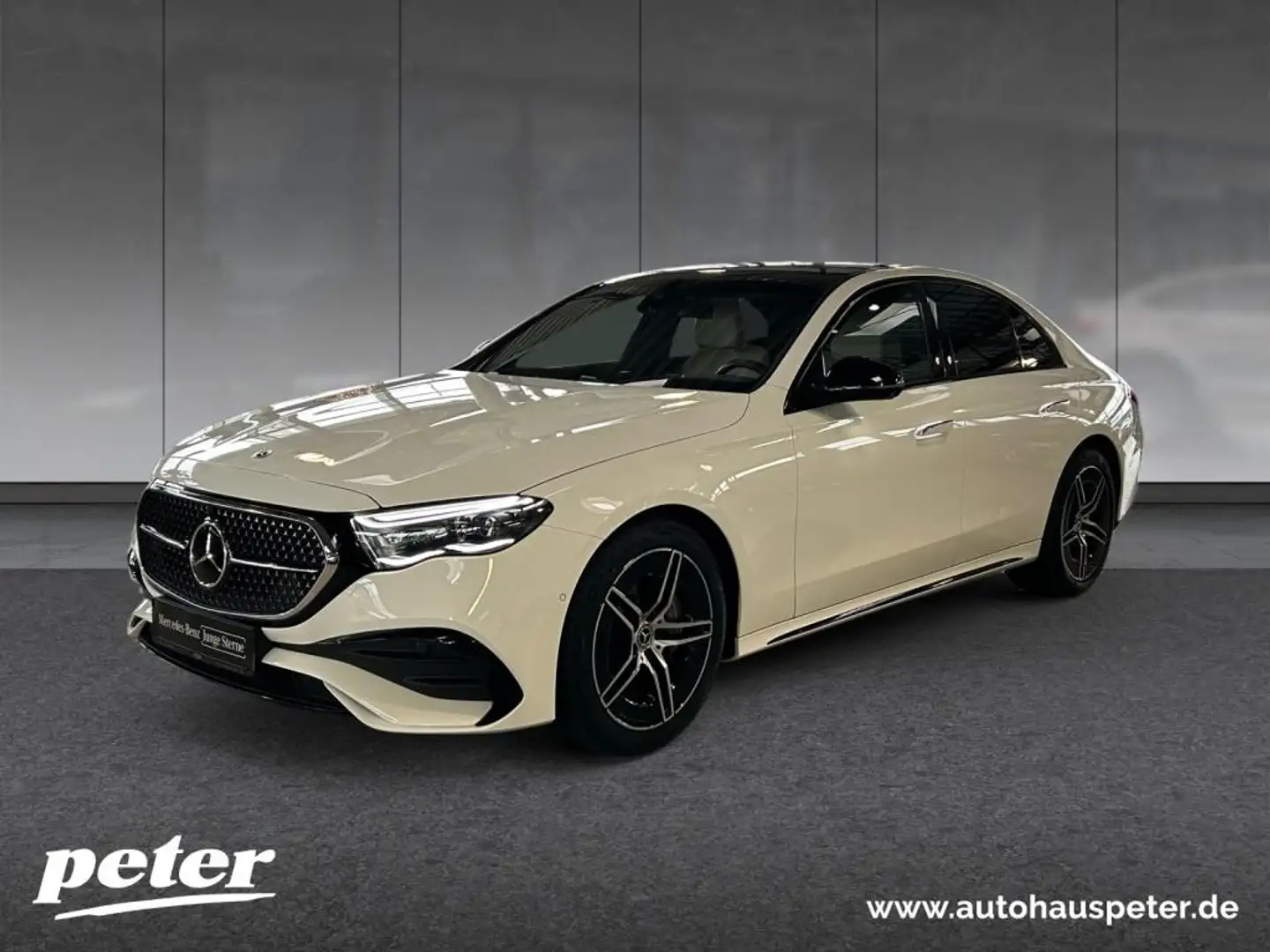 Mercedes-Benz E 200 Limousine AMG+SUPERSCREEN+DIGITAL+360° Weiß - 1