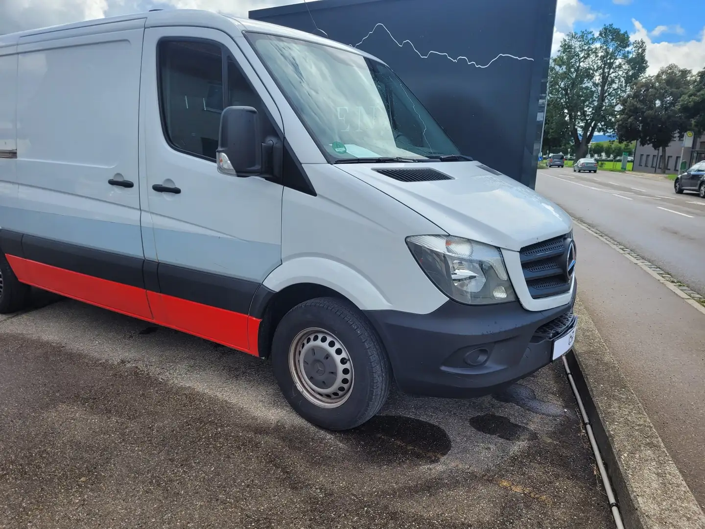 Mercedes-Benz Sprinter 214 CDI *1.Hand/MwSt/Standheizung/Klima* Weiß - 1