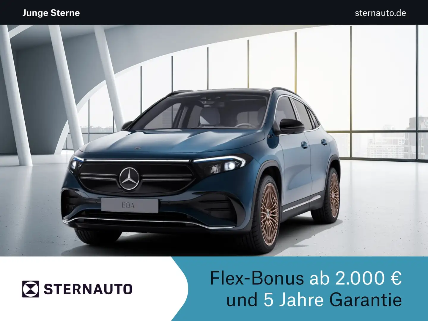 Mercedes-Benz EQA 300 EQA 300 4MATIC  Electric Art edition 1/Navi/Klima Blau - 1